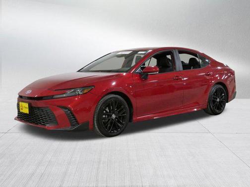 Supersonic Red 2025 Toyota Camry SE