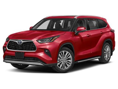 Ruby Flare Pearl 2026 Toyota Highlander Hybrid Platinum