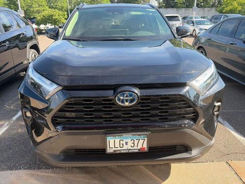 Midnight Black Metallic 2024 Toyota RAV4 Hybrid XLE Premium