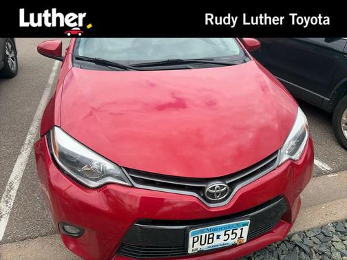 Barcelona Red Metallic 2015 Toyota Corolla LE Plus