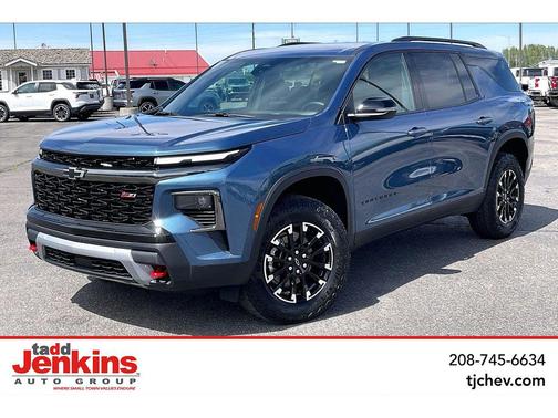 Lakeshore Blue Metallic 2026 Chevrolet Traverse AWD Z71