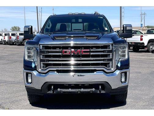 Pacific Blue Metallic 2020 GMC Sierra 3500 SLT