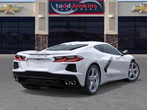 Arctic White 2026 Chevrolet Corvette Stingray w/1LT