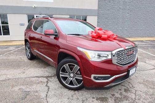 Red 2017 GMC Acadia Denali
