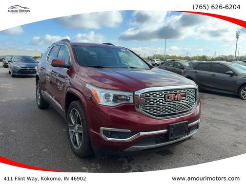 Red 2017 GMC Acadia Denali