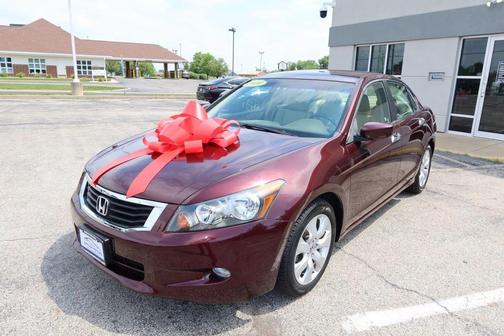 Burgundy 2010 Honda Accord EX-L