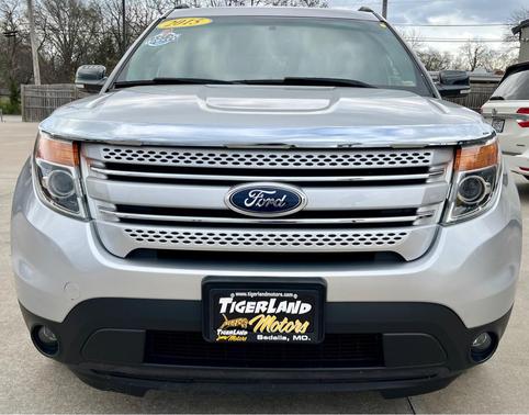 White Platinum Metallic Tri-Coat 2015 Ford Explorer XLT