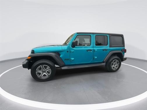 2020 Jeep Wrangler Unlimited Black and Tan 4X4