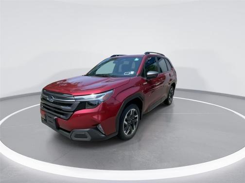 Crimson Red Pearl 2025 Subaru Forester Hybrid Limited