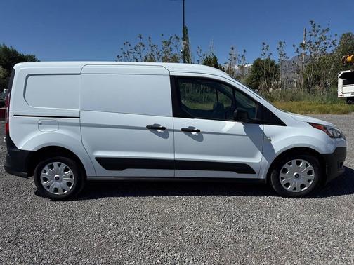 Frozen White 2020 Ford Transit Connect XL Cargo Van
