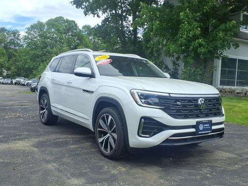 Opal White Pearl Effect 2025 Volkswagen Atlas 2.0T SEL Premium R-Line