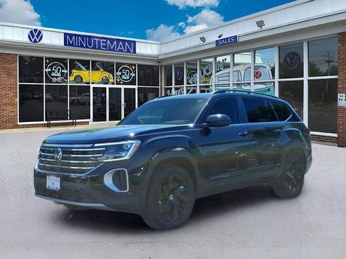 Deep Black Pearl 2026 Volkswagen Atlas 2.0T SE W/TECHNOLOGY