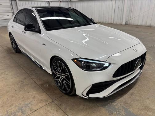 MANUFAKTUR Moonlight White Metallic 2025 Mercedes-Benz AMG C 43
