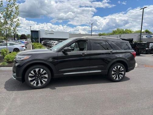 Agate Black Metallic 2026 Ford Explorer Platinum
