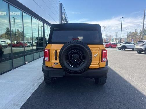 Orange Metallic 2022 Ford Bronco Black Diamond
