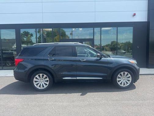 Blue Metallic 2024 Ford Explorer Limited