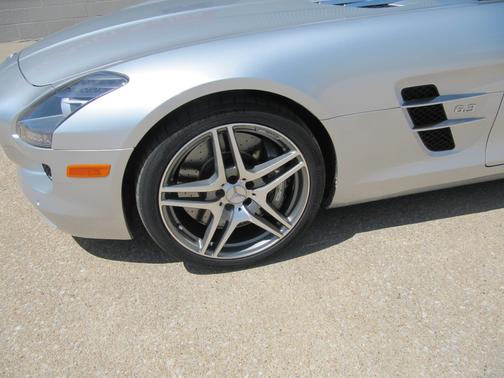 silver 2012 Mercedes-Benz SLS AMG