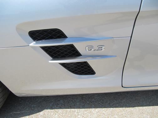 silver 2012 Mercedes-Benz SLS AMG