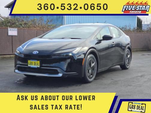 Midnight Black Metallic 2026 Toyota Prius Plug-In Hybrid SE