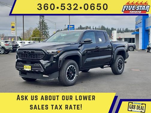 Black 2026 Toyota Tacoma Hybrid TRD Off Road