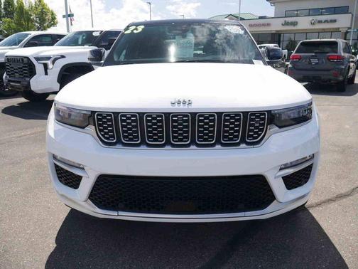 Bright White Clearcoat 2023 Jeep Grand Cherokee Summit