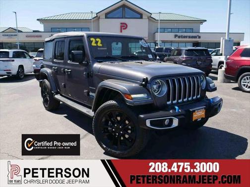 2022 Jeep Wrangler Unlimited 4xe Unlimited Sahara 4x4