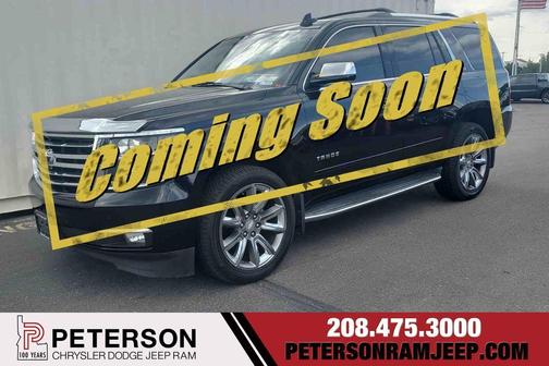 Black 2015 Chevrolet Tahoe LTZ