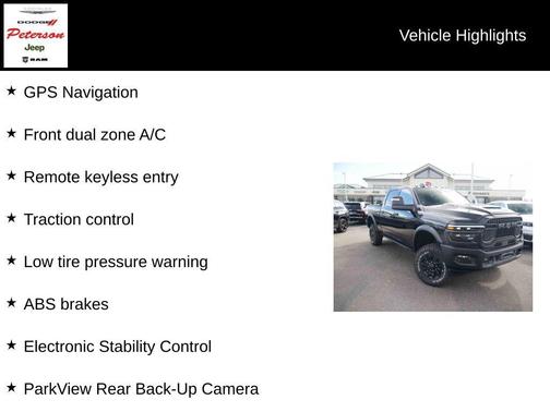 2026 RAM 2500 Rebel/Power Wagon