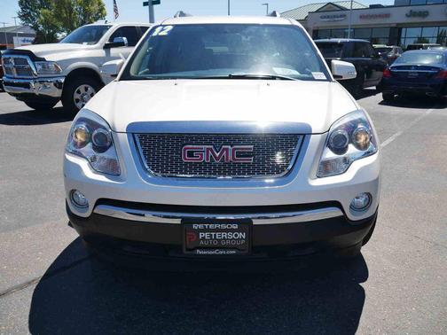 White Diamond Clearcoat 2012 GMC Acadia SLT-2