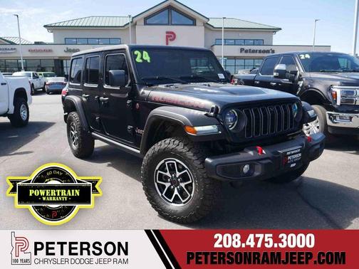 Black Clearcoat 2024 Jeep Wrangler Rubicon