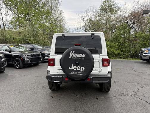 Bright White Clearcoat 2025 Jeep Wrangler 4xe Sahara