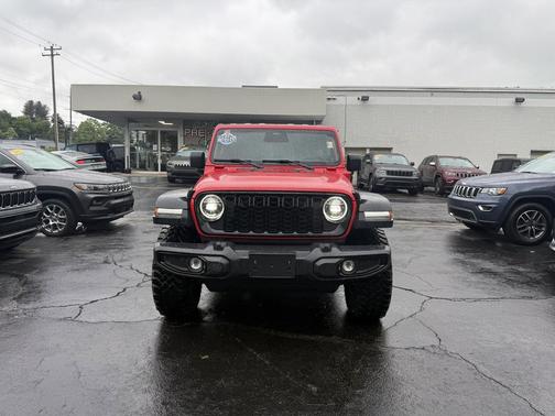 Firecracker Red Clearcoat 2025 Jeep Wrangler 4xe Willys
