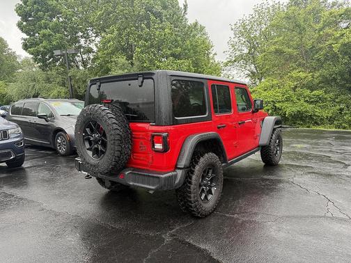 Firecracker Red Clearcoat 2025 Jeep Wrangler 4xe Willys