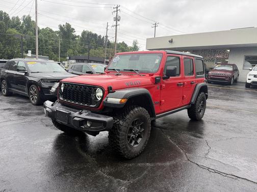 Firecracker Red Clearcoat 2025 Jeep Wrangler 4xe Willys