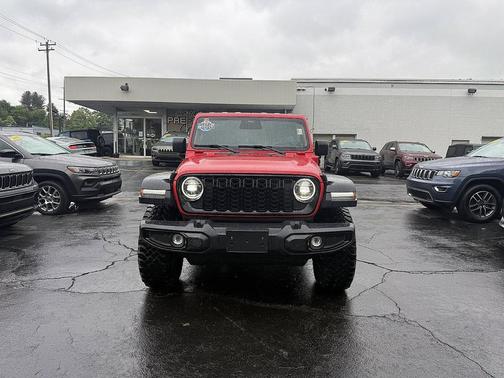 Firecracker Red Clearcoat 2025 Jeep Wrangler 4xe Willys
