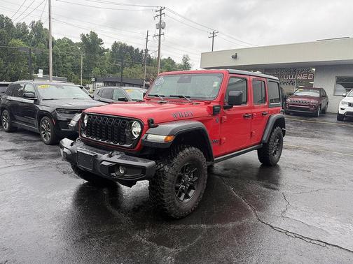 Firecracker Red Clearcoat 2025 Jeep Wrangler 4xe Willys