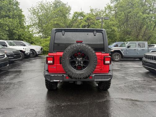 Firecracker Red Clearcoat 2025 Jeep Wrangler 4xe Willys