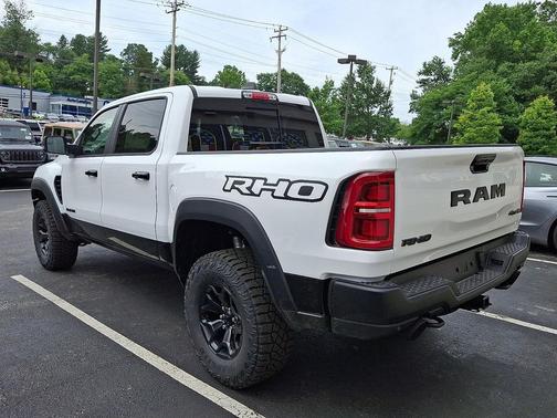 Bright White Clearcoat 2026 RAM 1500 RHO Crew Cab 4x4 5'7' Box