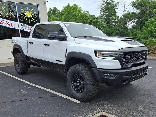 Bright White Clearcoat 2026 RAM 1500 RHO Crew Cab 4x4 5'7' Box