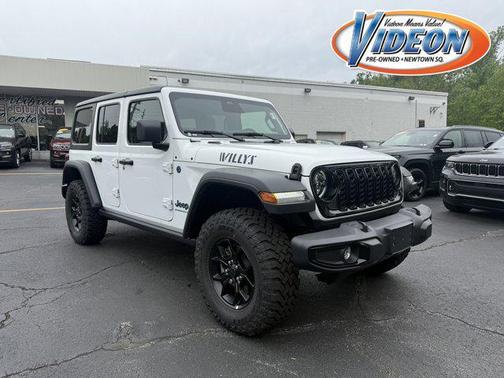Bright White Clearcoat 2025 Jeep Wrangler 4xe Willys