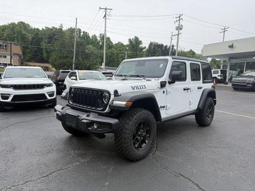 Bright White Clearcoat 2025 Jeep Wrangler 4xe Willys