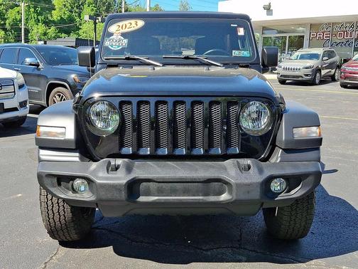 Black Clearcoat 2023 Jeep Wrangler Sport S