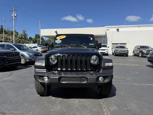 Black Clearcoat 2023 Jeep Wrangler Sport S