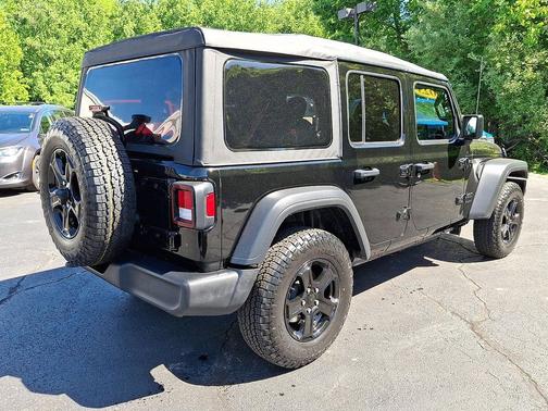 Black Clearcoat 2023 Jeep Wrangler Sport S