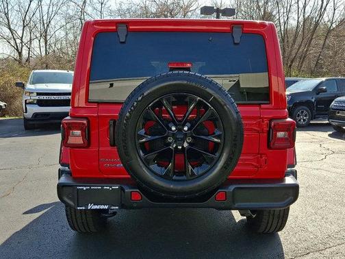 Firecracker Red Clearcoat 2025 Jeep Wrangler 4xe Sahara