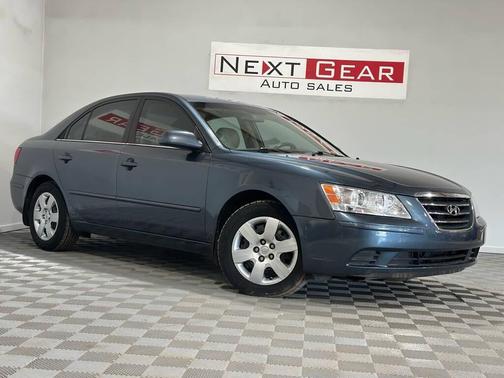 Slate Blue 2009 Hyundai SONATA GLS