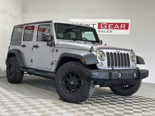 Silver 2017 Jeep Wrangler Unlimited Sport