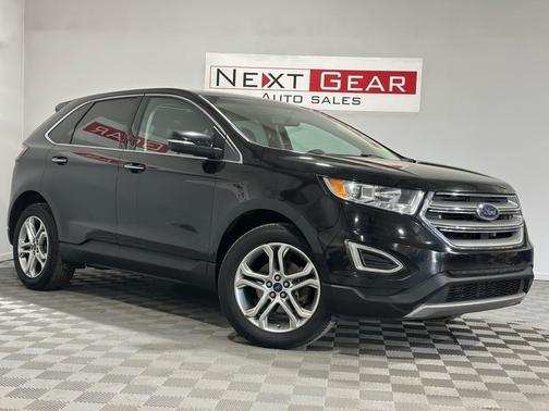 Black 2018 Ford Edge Titanium