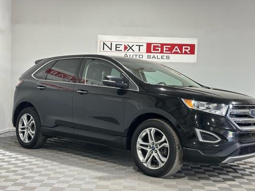 Black 2018 Ford Edge Titanium