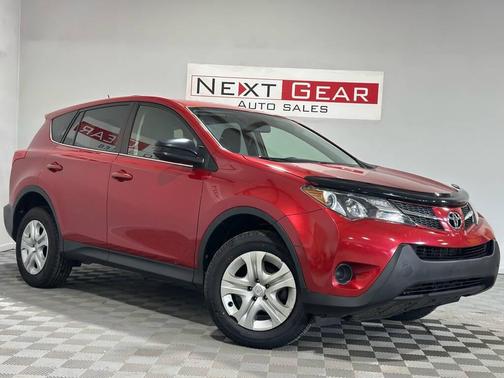 Red 2014 Toyota RAV4 LE